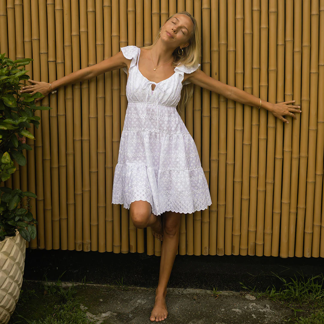 Sofia Dress, White - Image 7