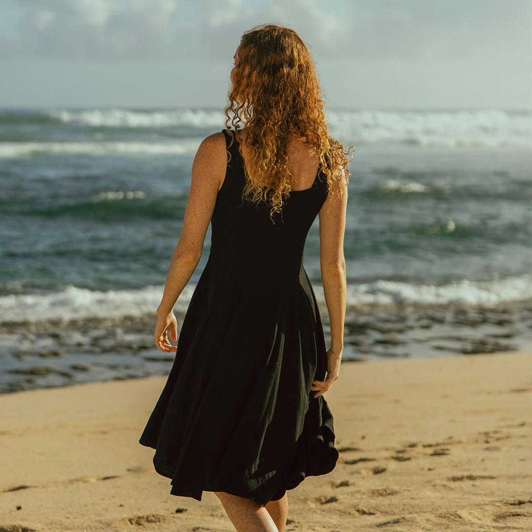 Sonata Dress, Black - Image 3