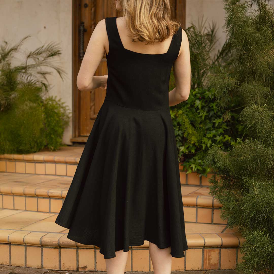 Sonata Dress, Black - Image 8
