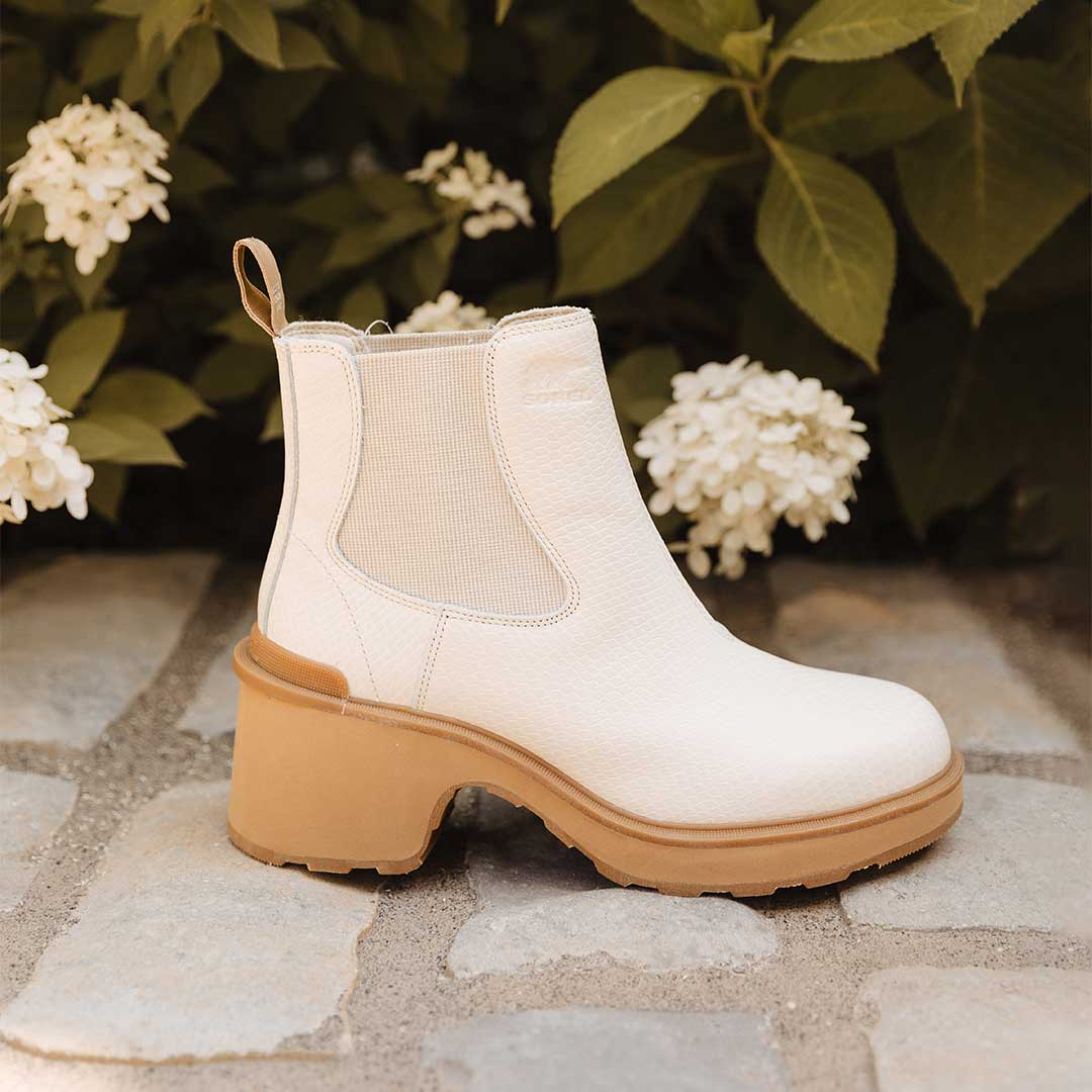 Sorel Hi-Line Heel Chelsea Boot, Bleached Ceramic - Image 5