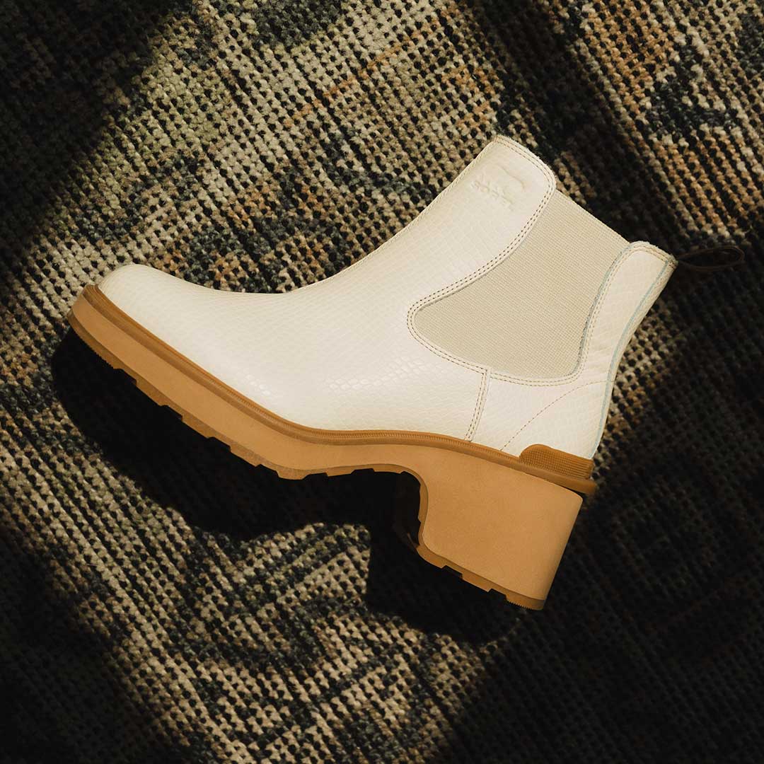 Sorel Hi-Line Heel Chelsea Boot, Bleached Ceramic - Image 6
