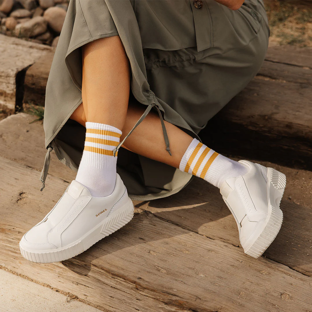 Sorel Ona Ave Slip On Sneaker, Sea Salt/Chalk - Image 3