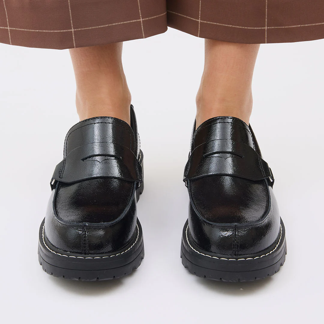 Sorel Revel Ave Loafer, Black/Chalk - Image 3