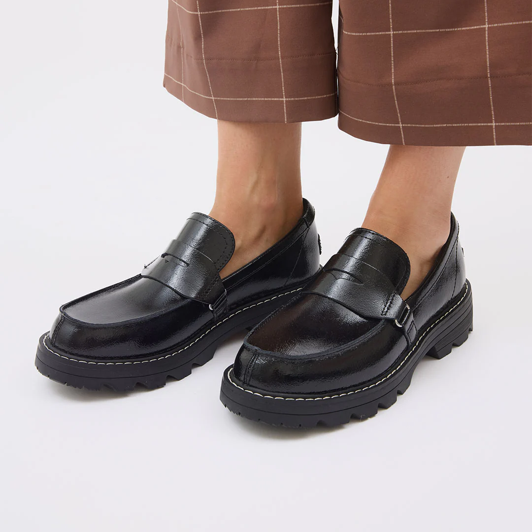 Sorel Revel Ave Loafer, Black/Chalk - Image 4