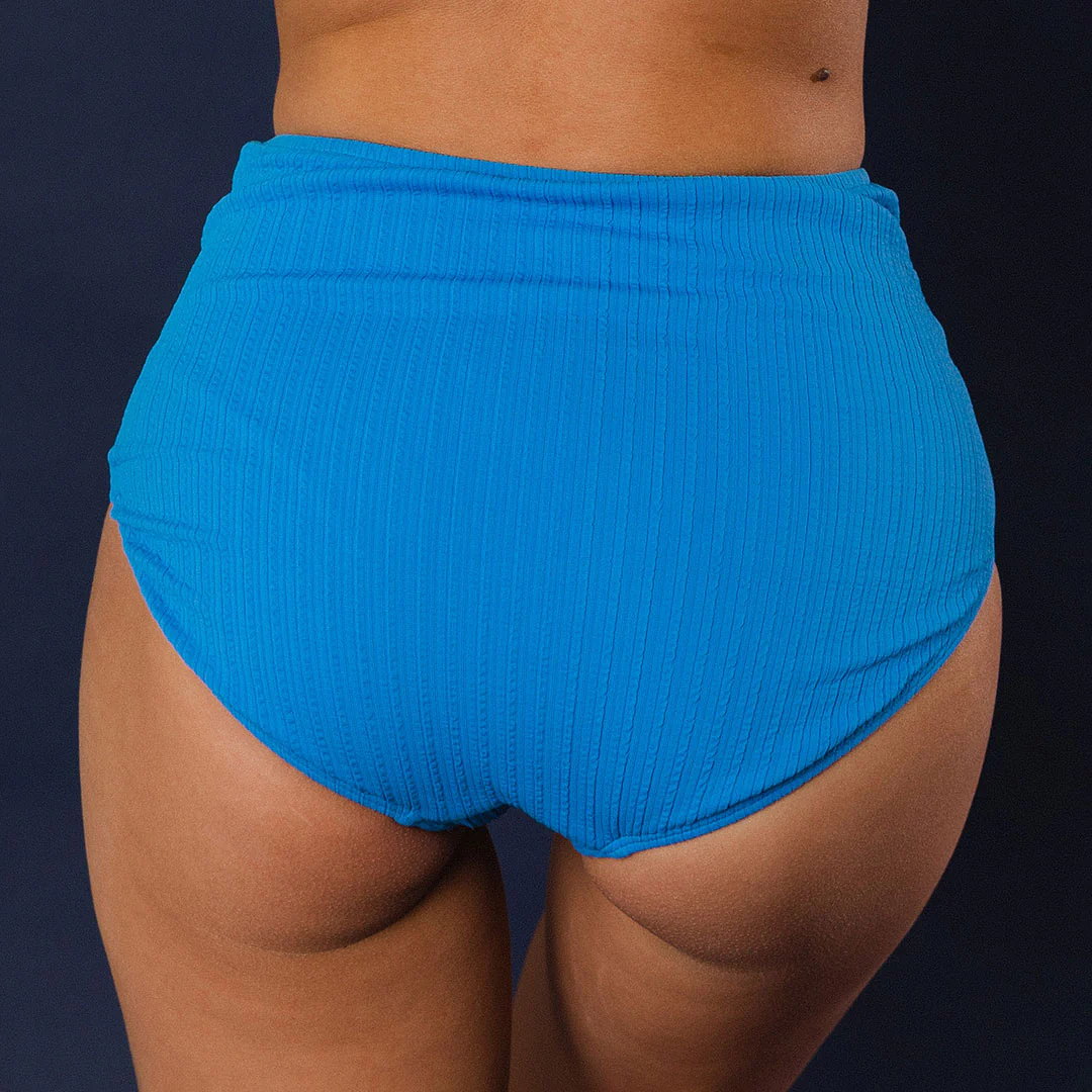 Sporty High-Waisted Bottoms, Cobalt - Image 7