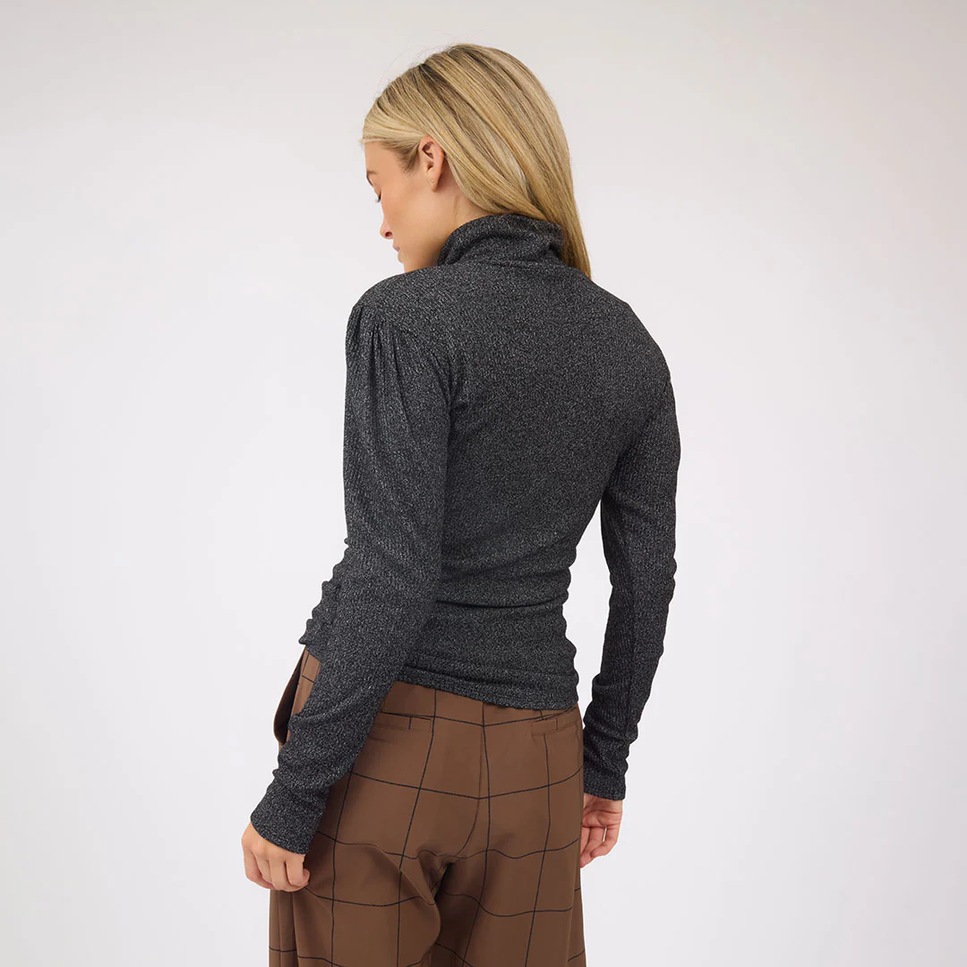 Sydney Turtleneck, Black - Image 5