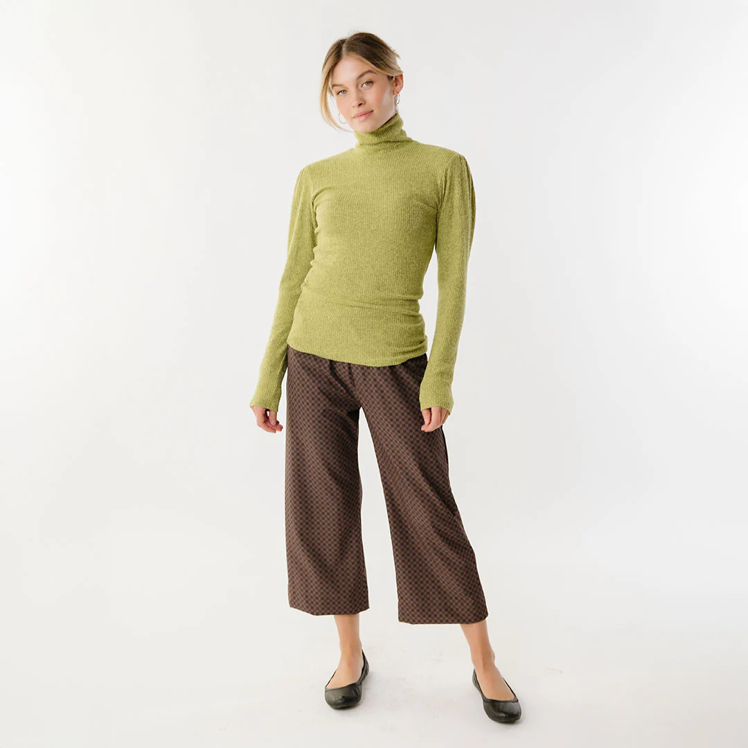 Sydney Turtleneck, Chartreuse - Image 5