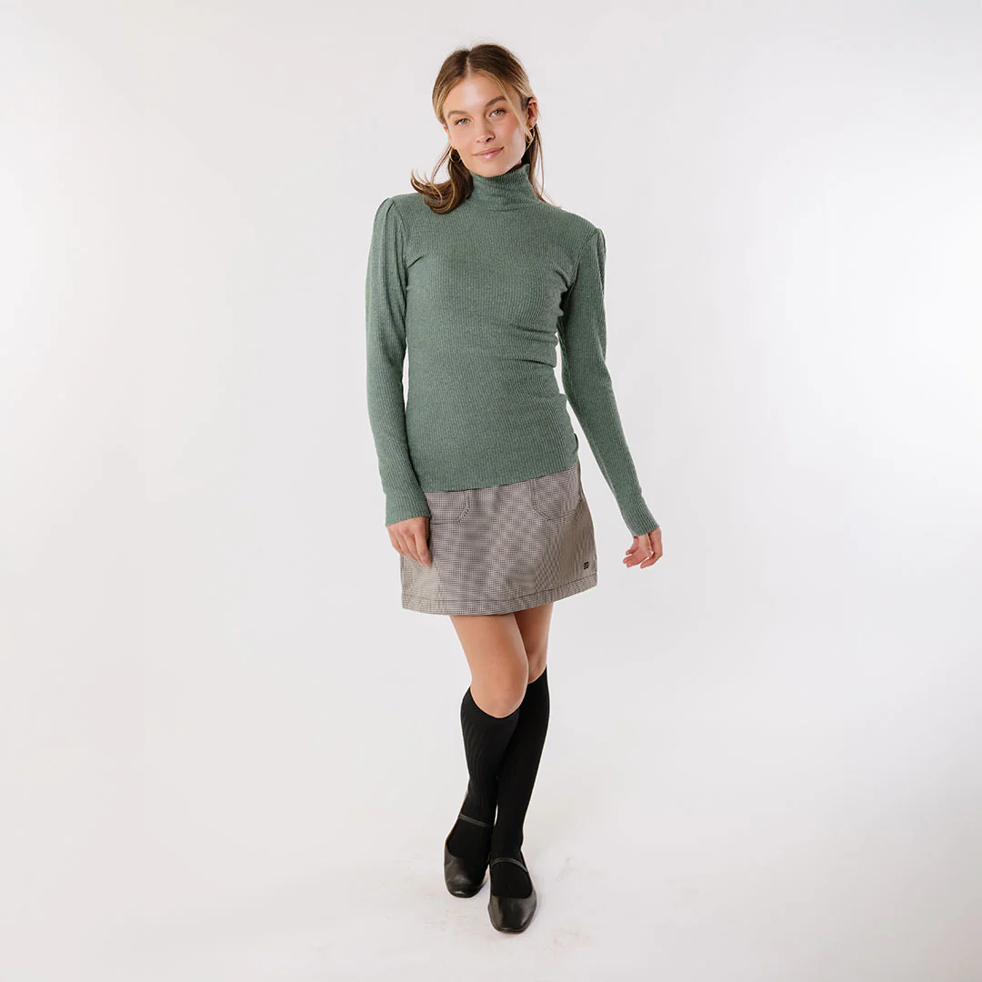 Sydney Turtleneck, Dusty Green - Image 10