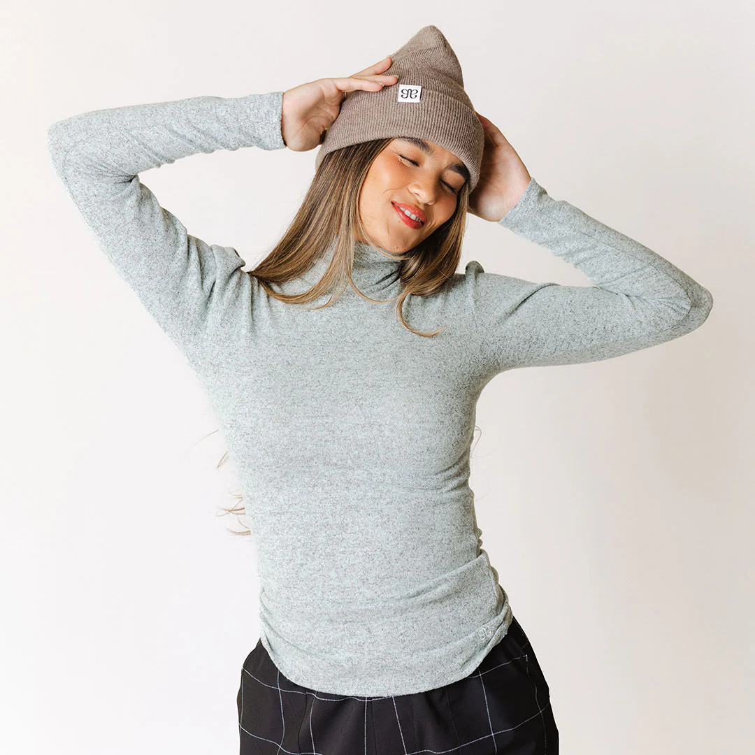 Tatum Turtleneck, Mint - Image 3