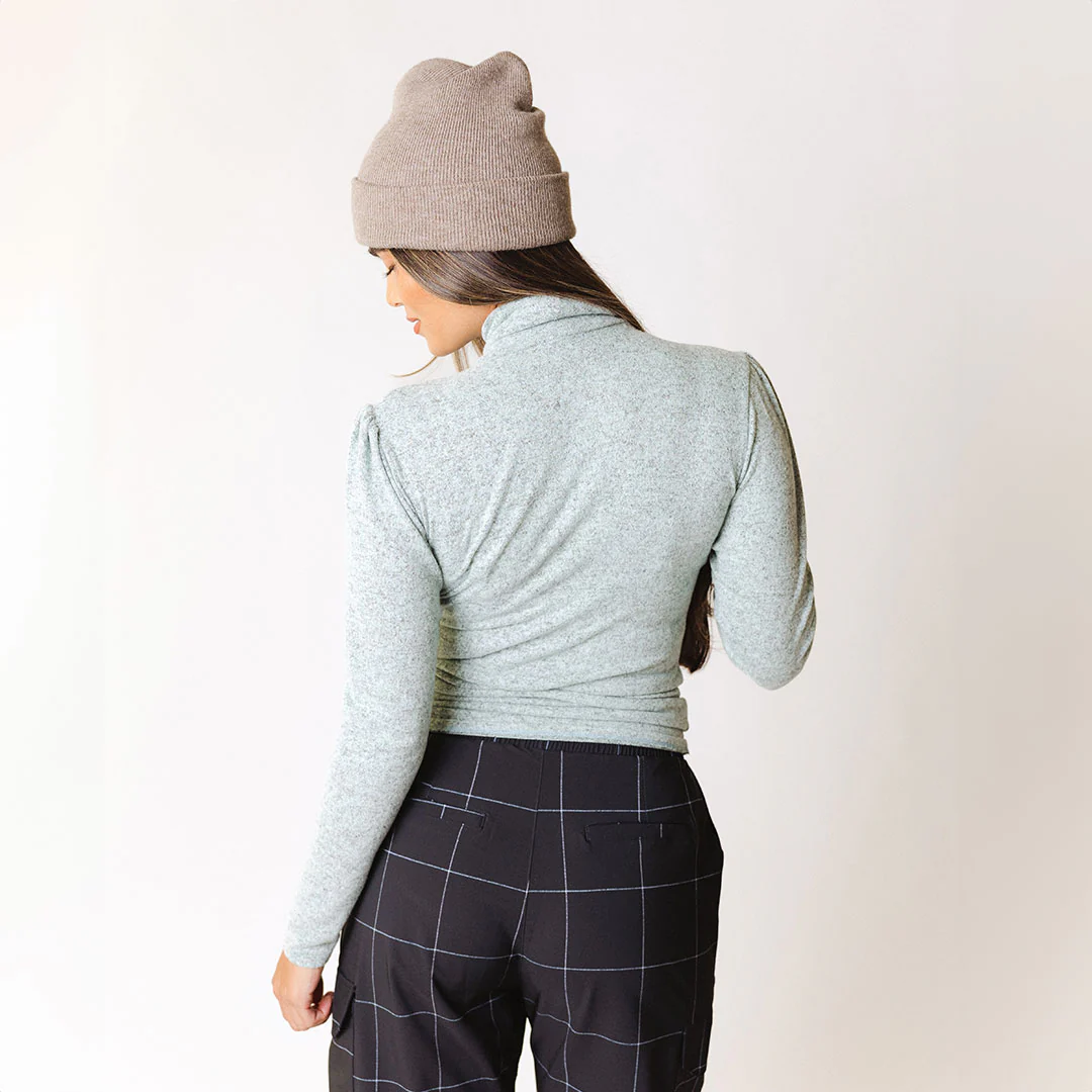 Tatum Turtleneck, Mint - Image 5