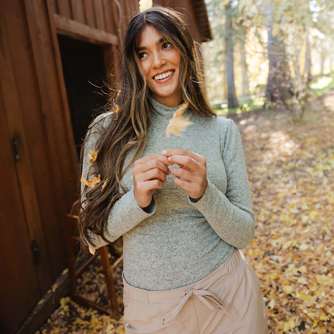 Tatum Turtleneck, Mint - Image 6