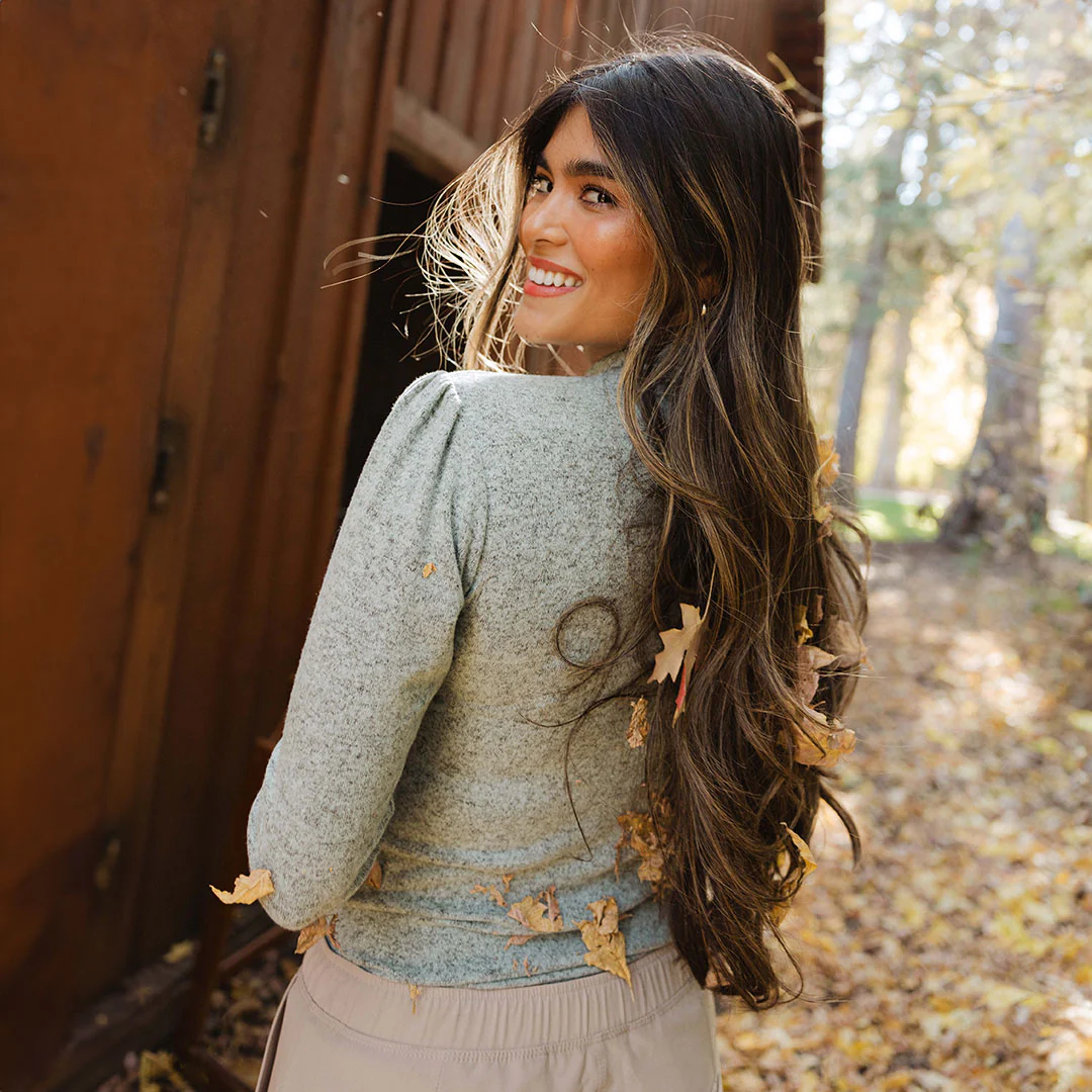 Tatum Turtleneck, Mint - Image 7