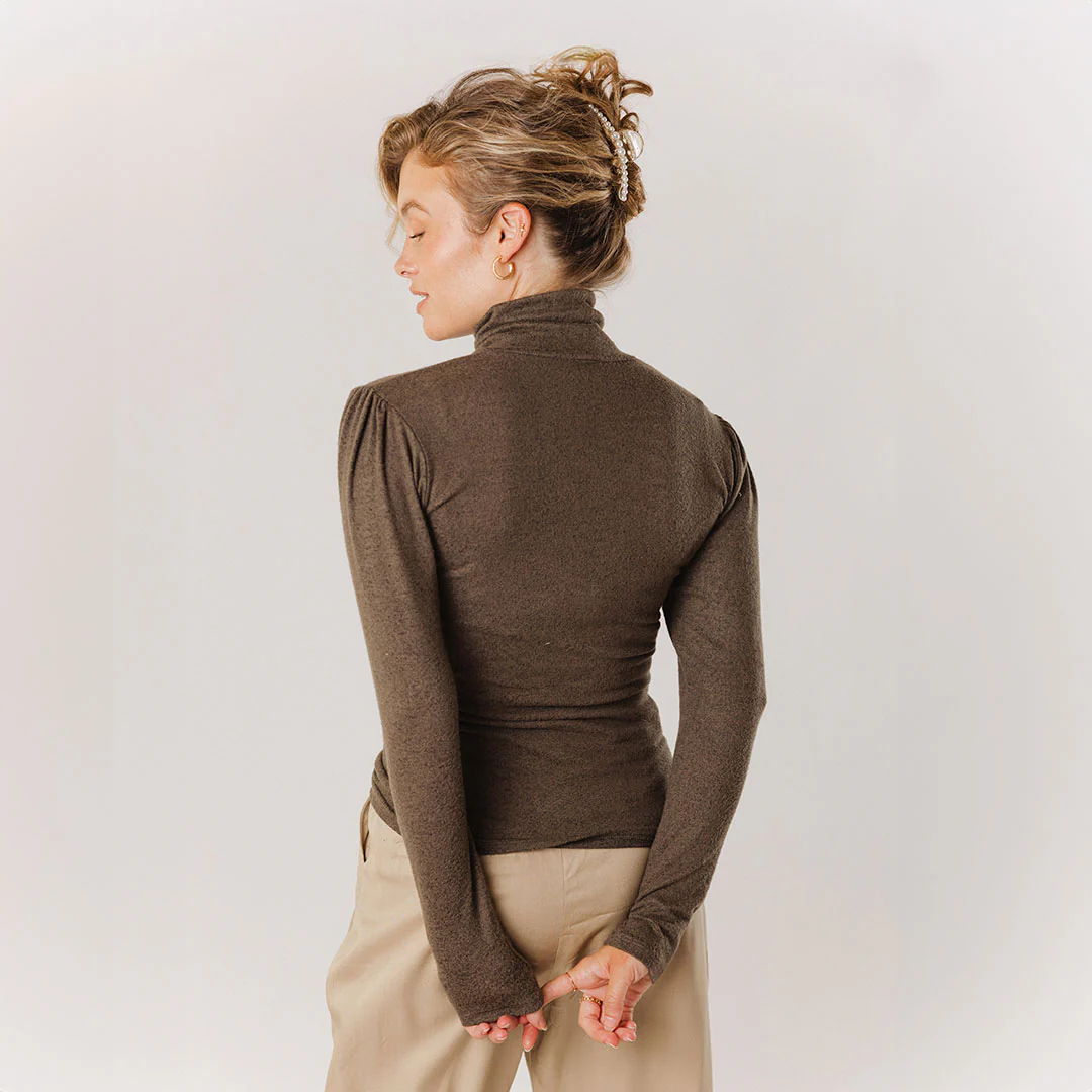 Tatum Turtleneck, Olive - Image 7