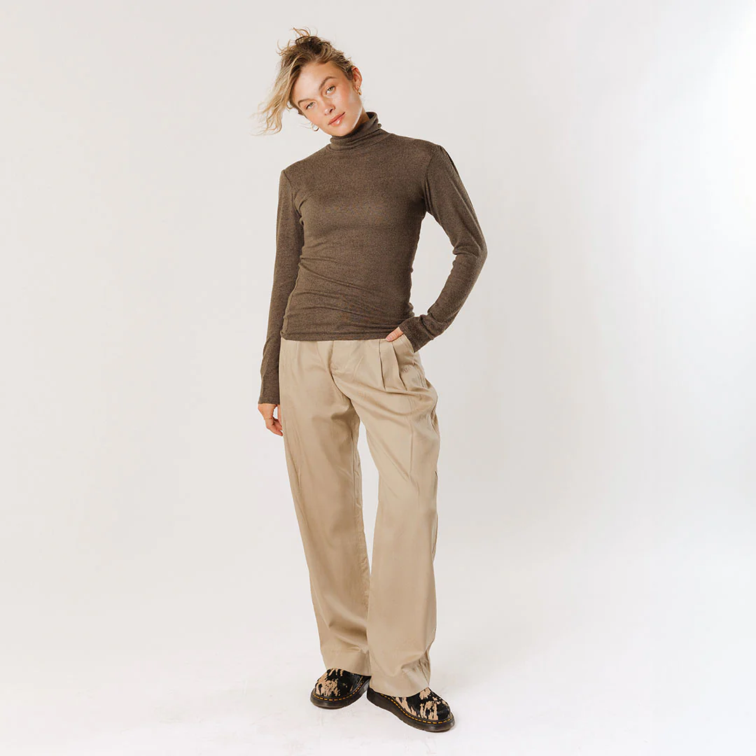 Tatum Turtleneck, Olive - Image 9