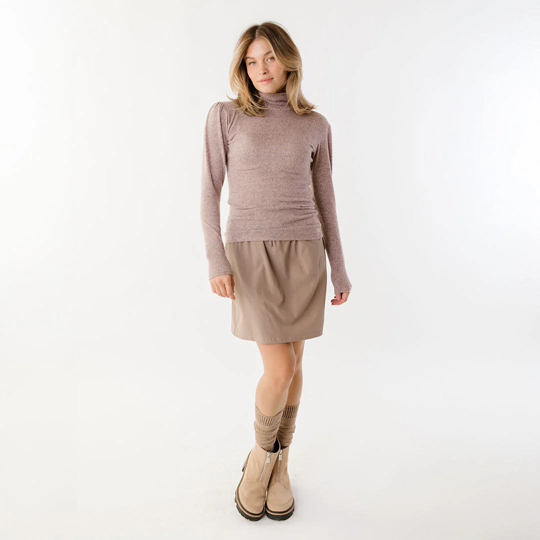 Tatum Turtleneck, Pink - Image 4