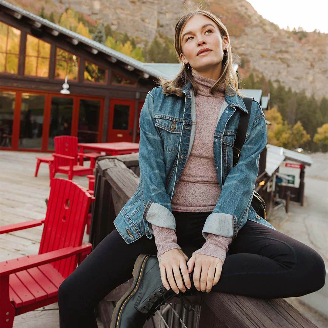 Tatum Turtleneck, Pink - Image 7