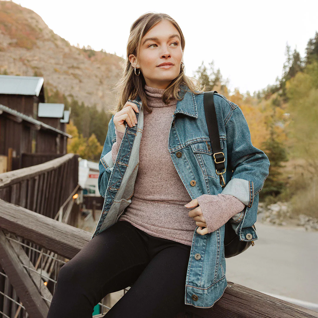 Tatum Turtleneck, Pink - Image 8