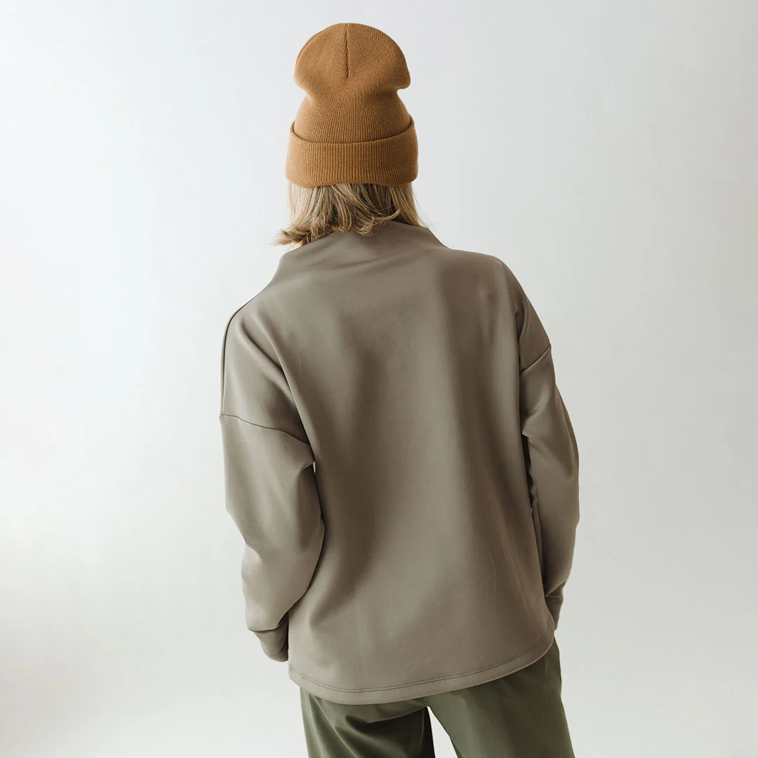 Taupe Cardiff Pullover - Image 3