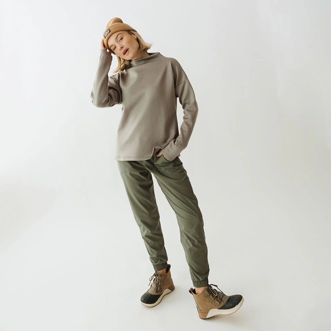 Taupe Cardiff Pullover - Image 6