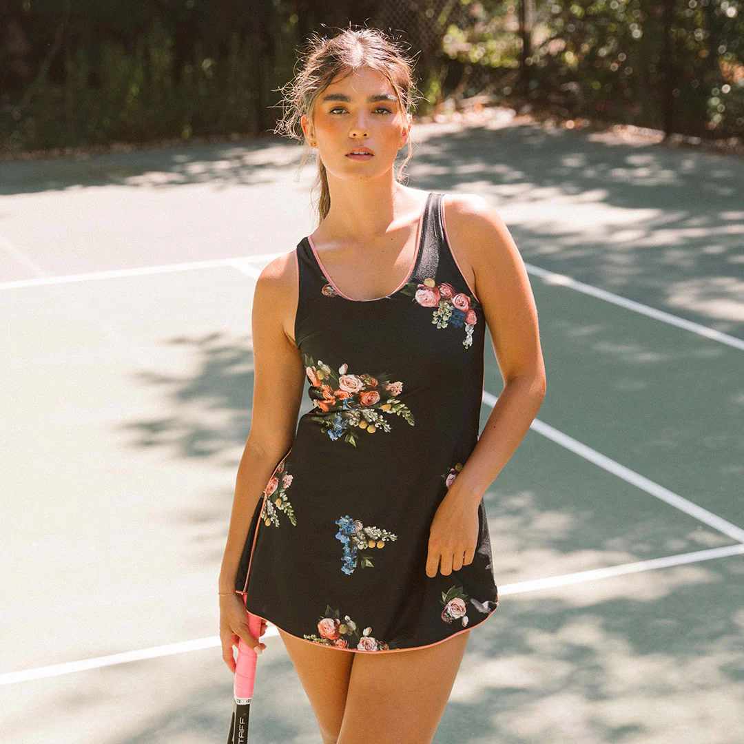 Tennis Dress, Rose Black - Image 3