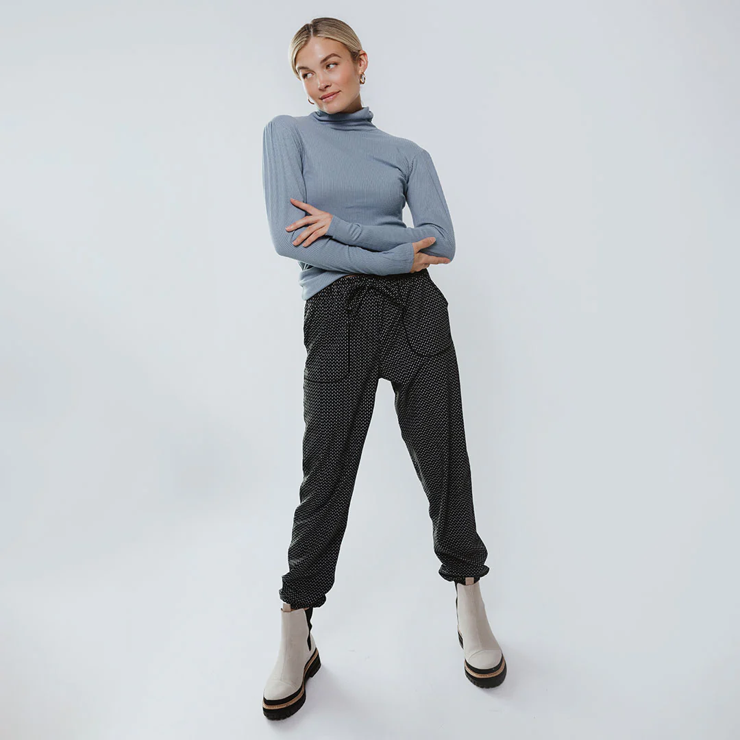 Tessa Long Sleeve, Light Denim - Image 2