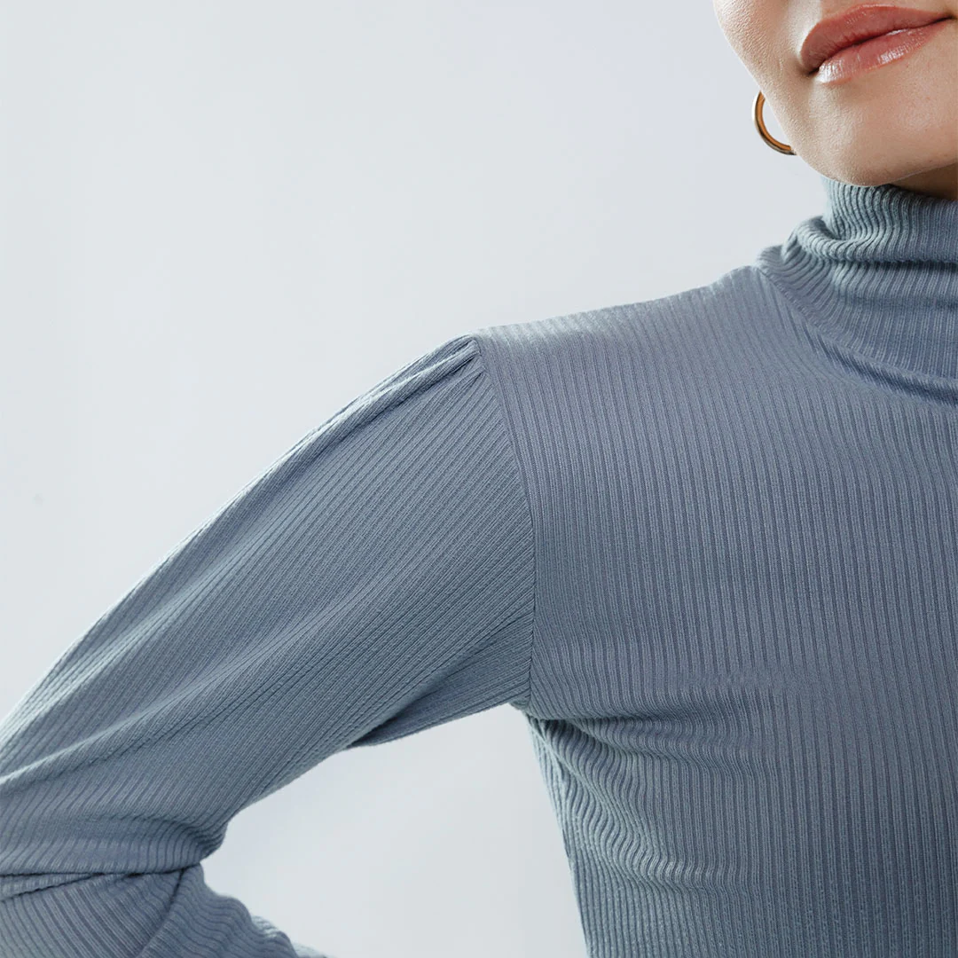 Tessa Long Sleeve, Light Denim - Image 6