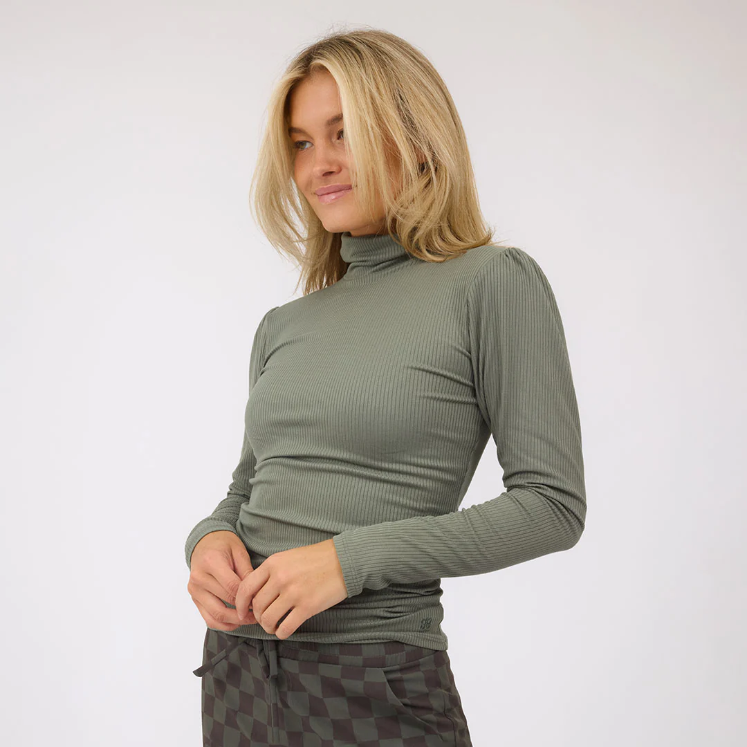 Tessa Long Sleeve, Olive - Image 3