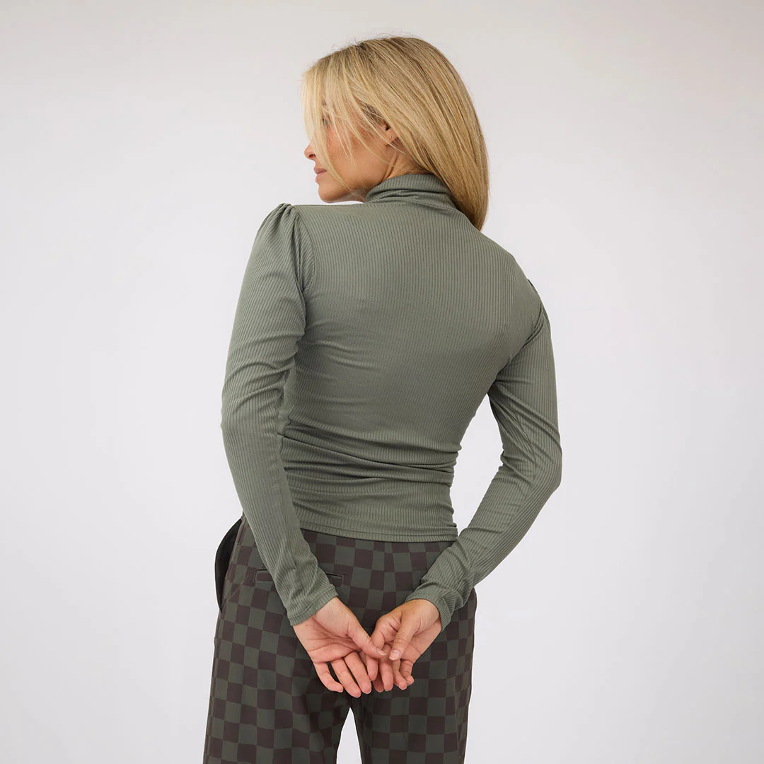 Tessa Long Sleeve, Olive - Image 5