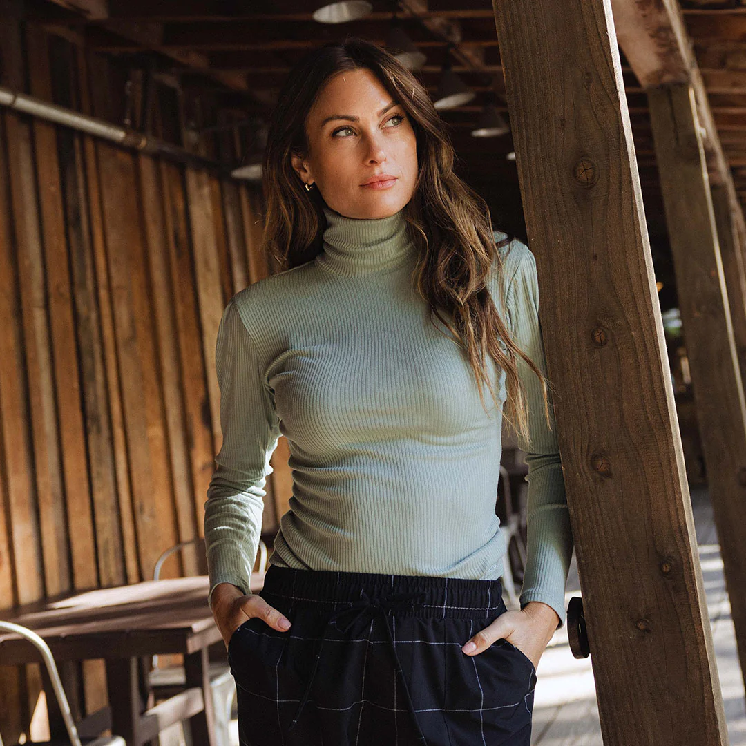 Tessa Long Sleeve, Sage - Image 2