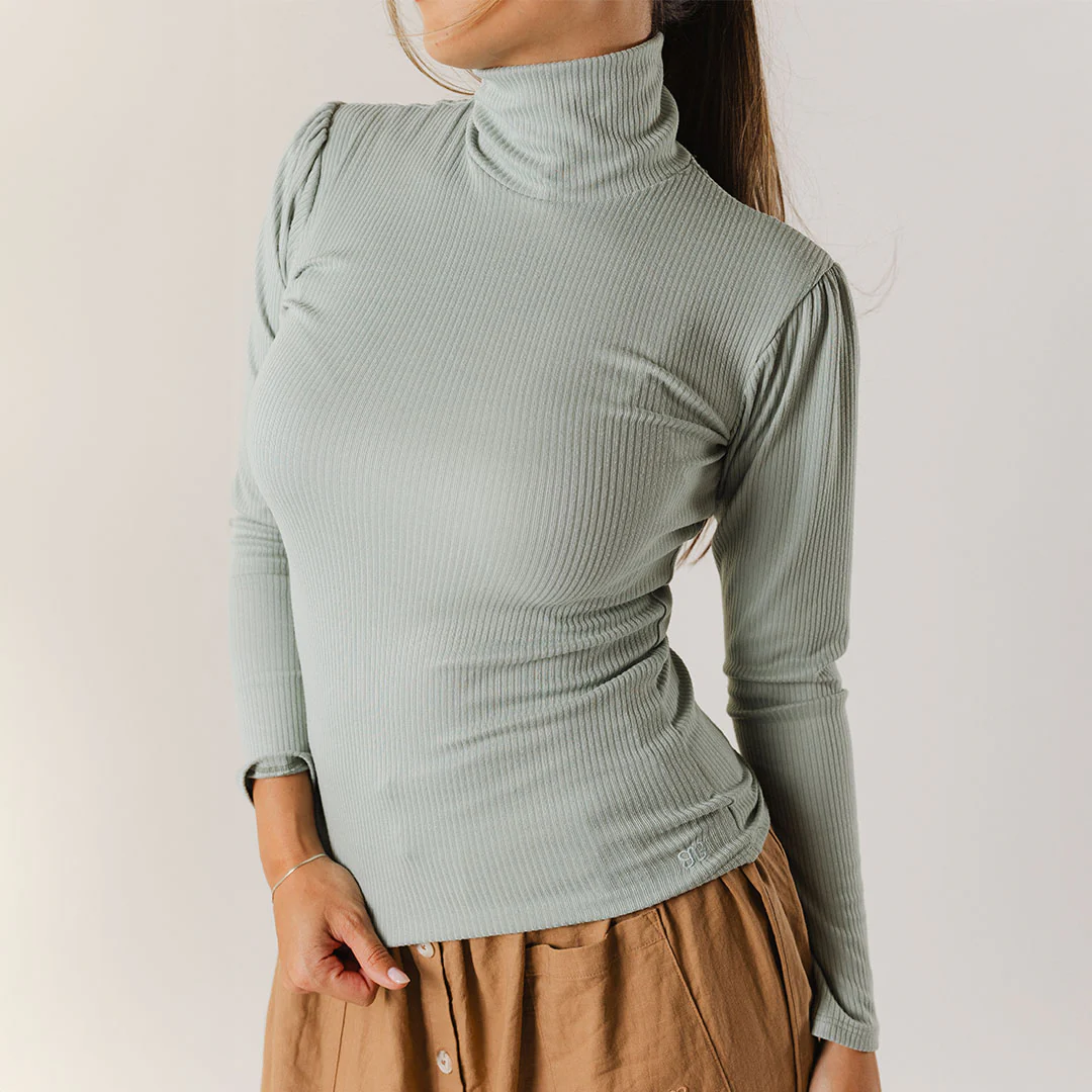 Tessa Long Sleeve, Sage - Image 4
