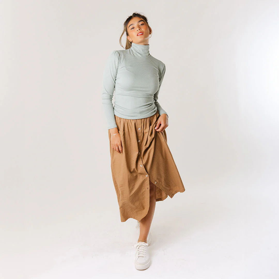 Tessa Long Sleeve, Sage - Image 7