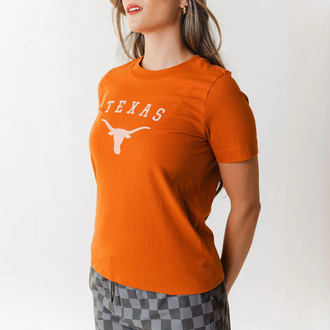 Texas Basic Graphic T-Shirt, Burnt Orange - Image 2