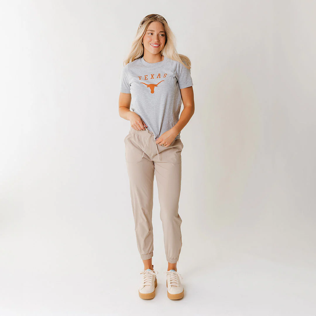 Texas Basic Graphic T-Shirt, Heather Grey - Image 3