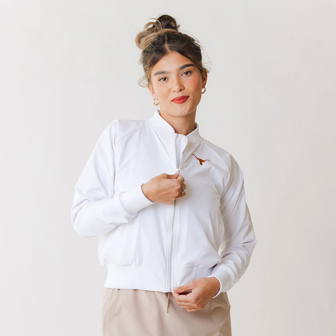Texas Bomber Jacket, White - Image 5