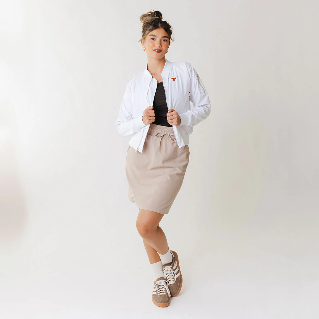 Texas Bomber Jacket, White - Image 6