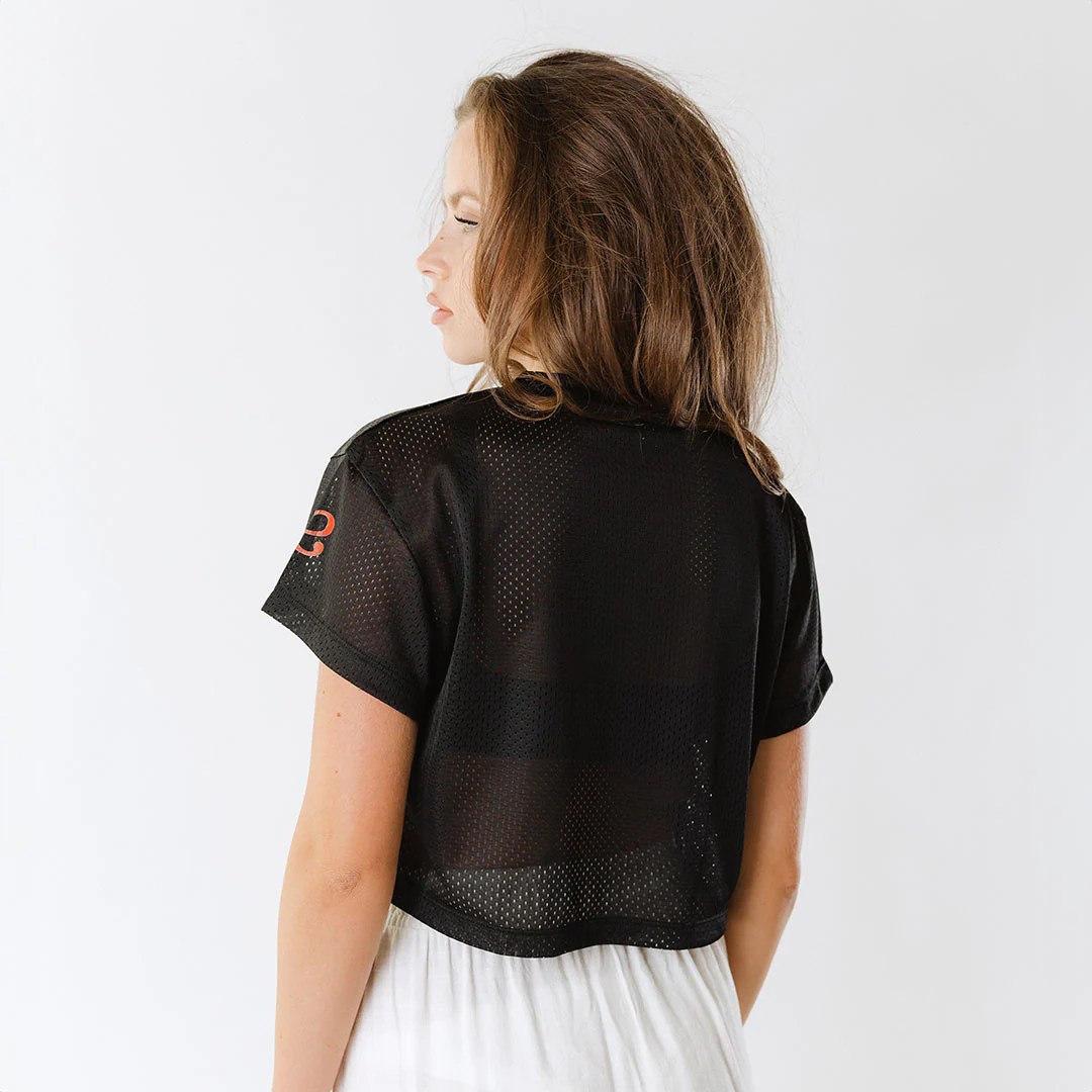 Texas Cropped Jersey, Black - Image 5