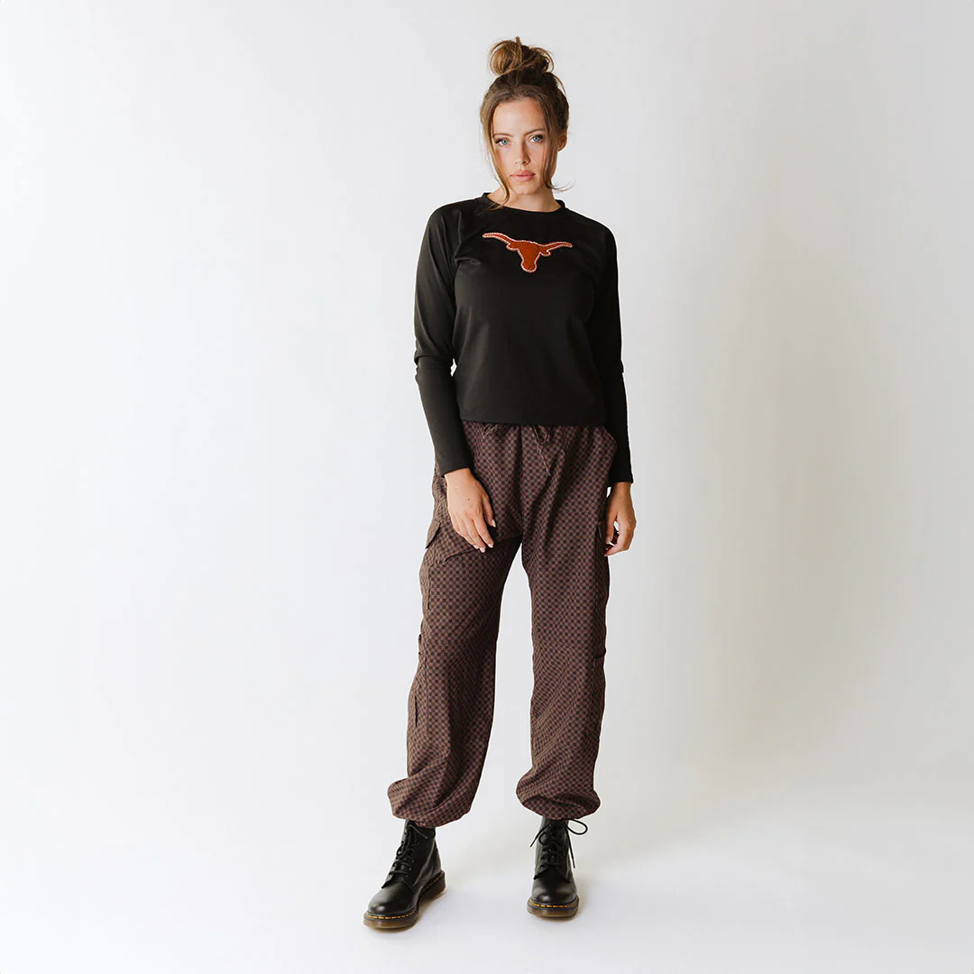 Texas Embroidered Black Neo Sweatshirt - Image 4