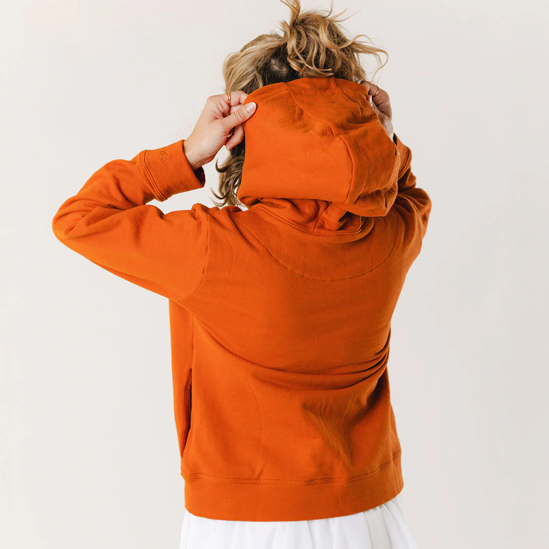 Texas Relaxed Hoodie, Burnt Orange - Image 5