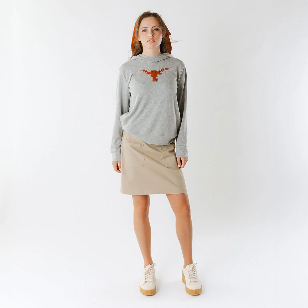 Texas Embroidered City Pullover, Heather Grey - Image 5