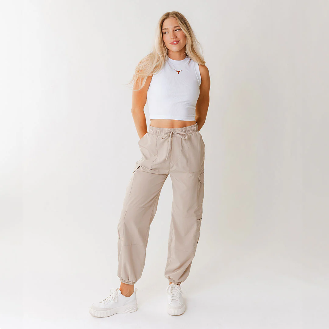 Texas High Neck Tank, White - Longhorn - Image 5