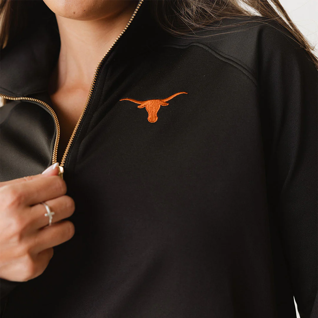 Texas Oxford Zip-Up, Black - Image 4