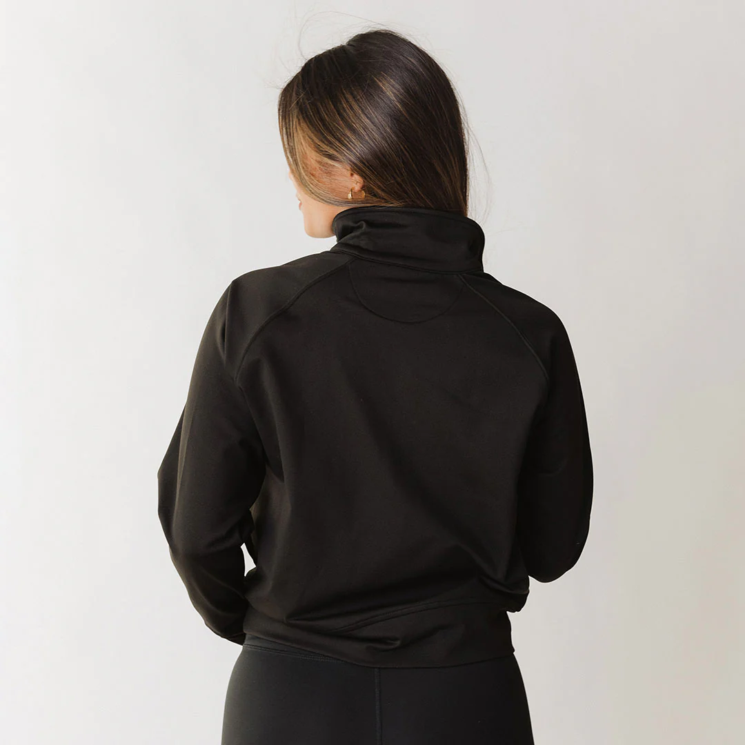 Texas Oxford Zip-Up, Black - Image 5
