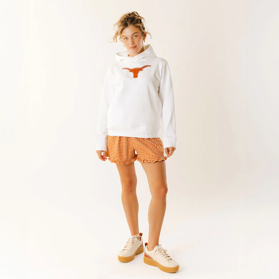 Texas Relaxed Hoodie, White - Image 2