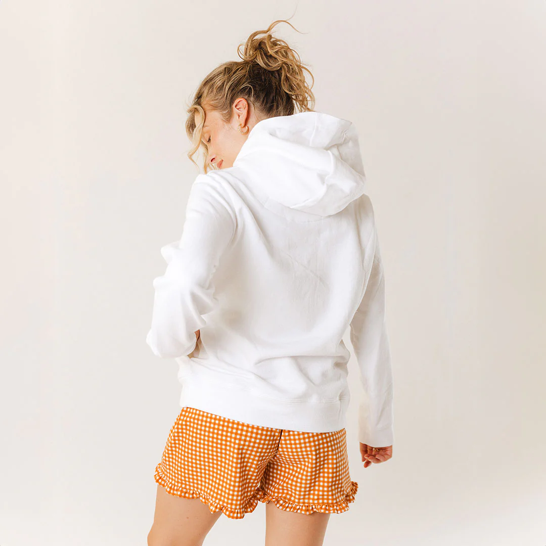 Texas Relaxed Hoodie, White - Image 4