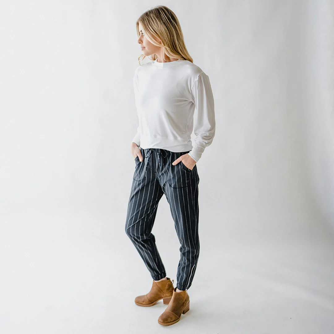 The Coco Long Sleeve, Bamboo White - Image 3