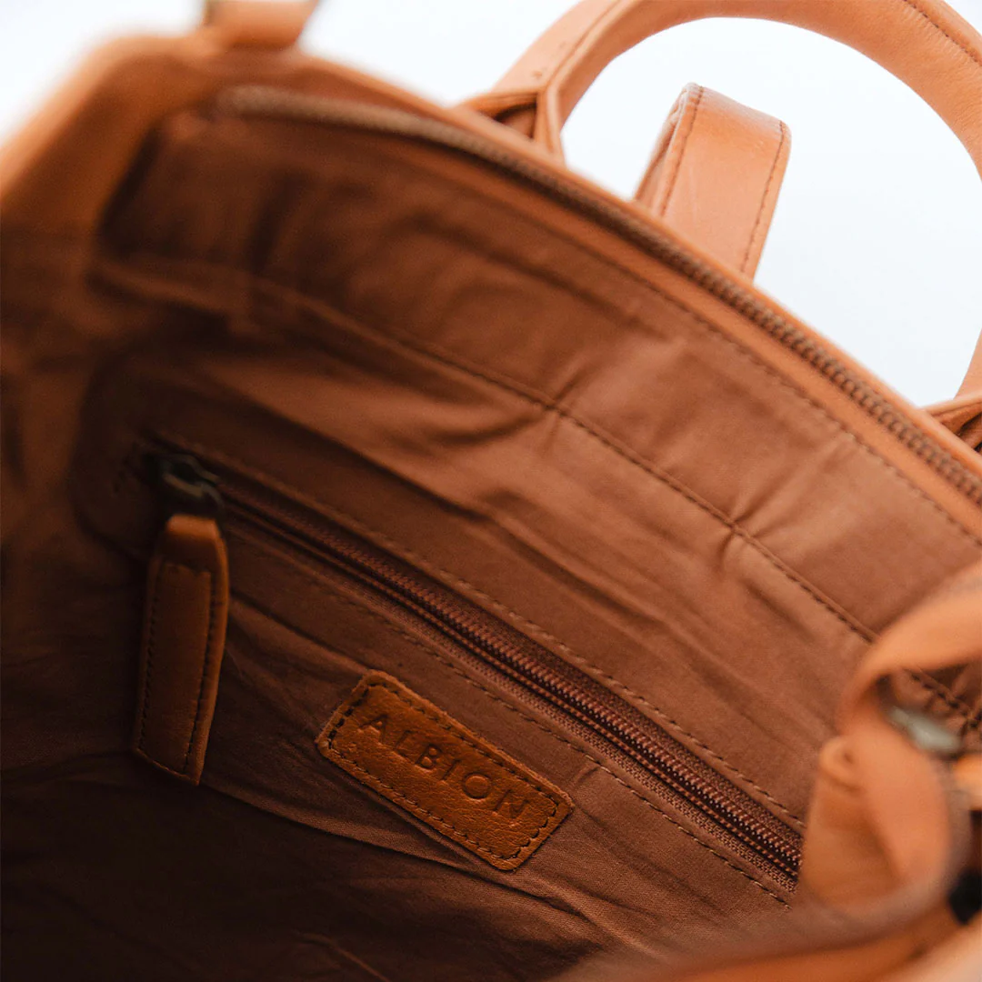 The Compass Satchel, Tan - Image 11