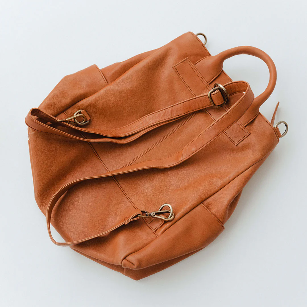 The Compass Satchel, Tan - Image 12