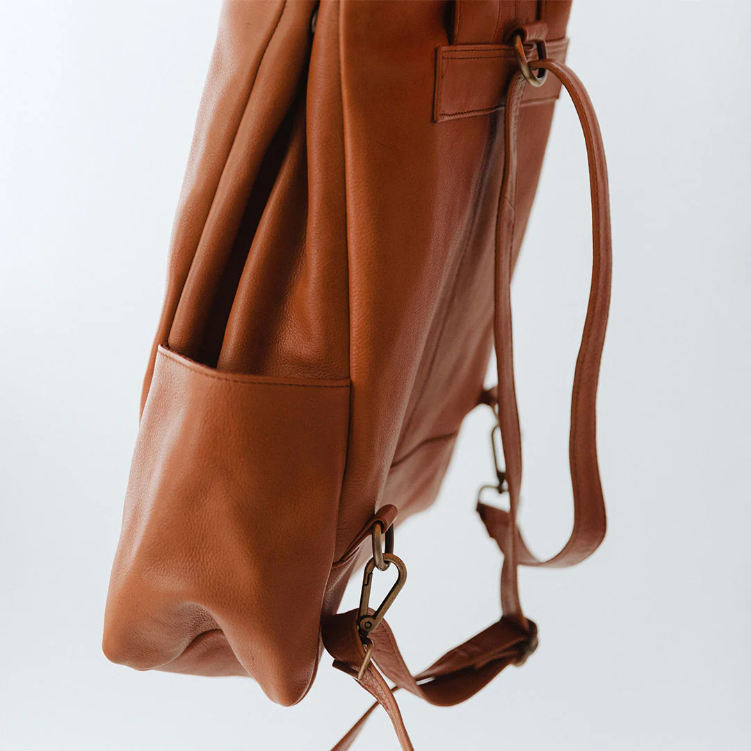 The Compass Satchel, Tan - Image 13