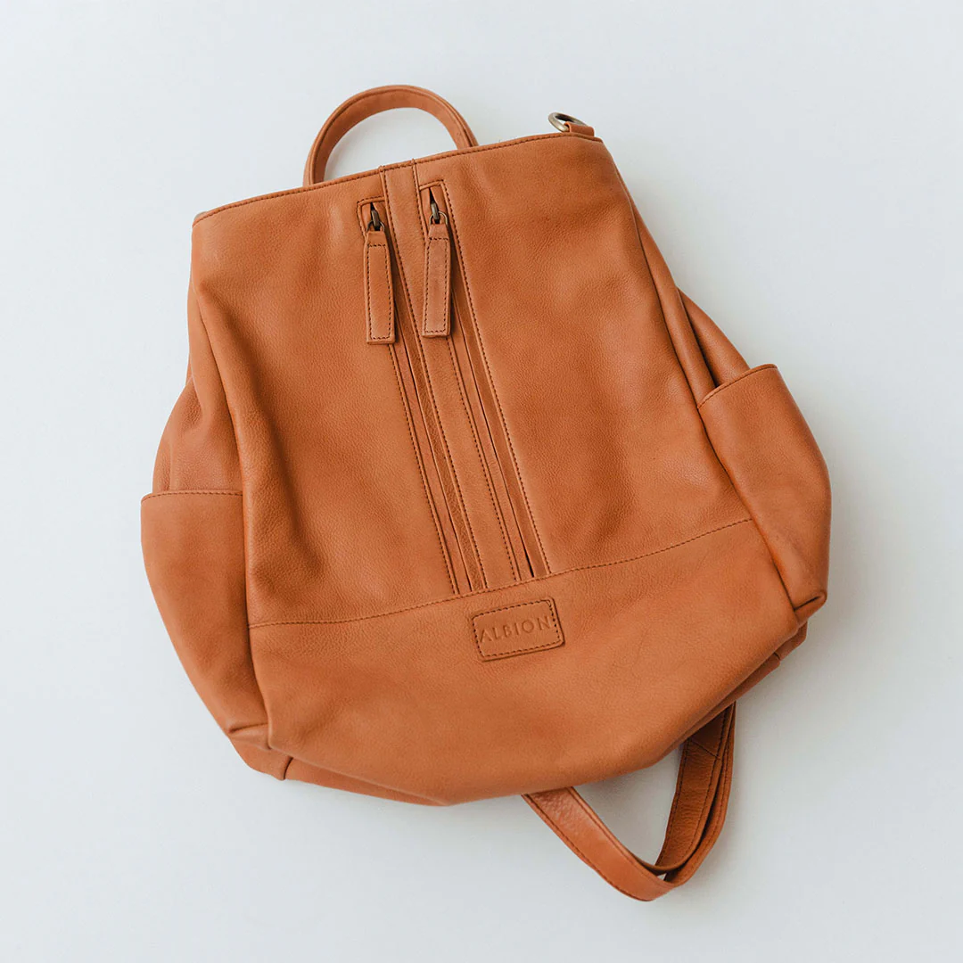 The Compass Satchel, Tan - Image 14