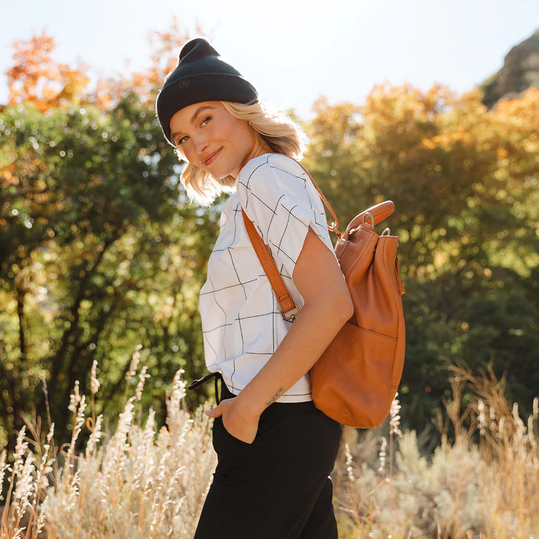 The Compass Satchel, Tan - Image 3